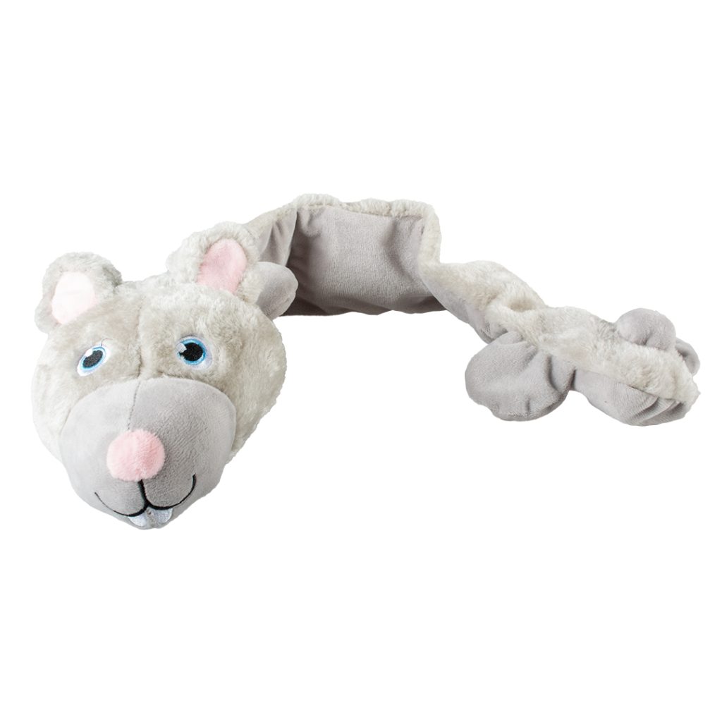 Pluche Konijn squeaky Grijs